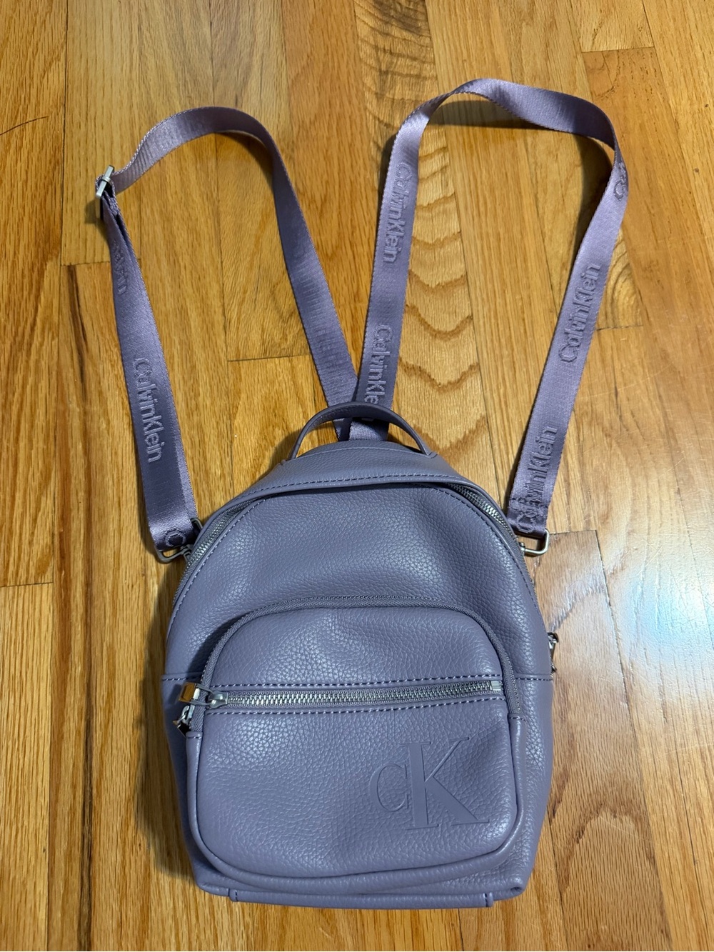 Calvin Klein Lavender cK Mini Convertable Backpack
